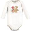 image:imageHudson Baby Baby Girls Cotton Longsleeve Bodysuits 7packFall Squirrel
