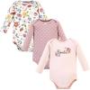 image:imageHudson Baby Baby Girls Cotton Longsleeve Bodysuits 3packBonita