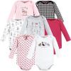 image:imageHudson Baby Baby Girls Cotton Longsleeve Bodysuits 7packGirl Dogs