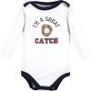 image:imageHudson Baby Baby Cotton Longsleeve Bodysuits 7packSports Stripes