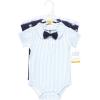 image:imageHudson Baby Infant Boy Cotton Bodysuits Mommys Little Man Bow Tie 69 Months