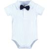 image:imageHudson Baby Infant Boy Cotton Bodysuits Mommys Little Man Bow Tie 69 Months