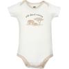 image:imageHudson Baby Infant Boys Cotton Bodysuits 5Pack Beige Safari 03 Months