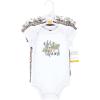 image:imageHudson Baby Infant Girls Cotton Bodysuits 3Pack Wild Cheetah 36 Months