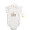 image:imageHudson Baby Unisex Baby Cotton Bodysuits 3PackBeige Safari