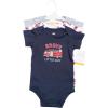 image:imageHudson Baby Unisex Baby Cotton Bodysuits 3PackBrave Firetruck