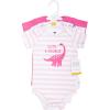 image:imageHudson Baby Unisex Baby Cotton Bodysuits 3PackGirl Dino