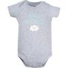 image:imageHudson Baby Unisex Baby Cotton Bodysuits 3PackHello World Cloud