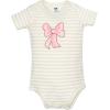 image:imageHudson Baby Unisex Baby Cotton Bodysuits 3PackLeopard Bow