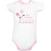 image:imageHudson Baby Unisex Baby Cotton Bodysuits 3PackLilac Blooms