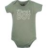 image:imageHudson Baby Unisex Baby Cotton Bodysuits 3PackMamas Boy Dino