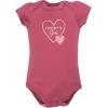 image:imageHudson Baby Unisex Baby Cotton Bodysuits 3PackMom Dad Heart Confetti