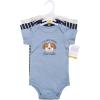 image:imageHudson Baby Unisex Baby Cotton Bodysuits 3PackRough Being Cute Dog