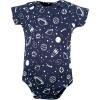 image:imageHudson Baby Unisex Baby Cotton Bodysuits 3PackTeal Navy Planets