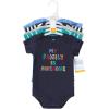 image:imageHudson Baby Unisex Baby Cotton Bodysuits 5packBoy Bold Family