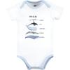 image:imageHudson Baby Unisex Baby Cotton Bodysuits 5packBoy Whale Types