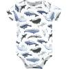 image:imageHudson Baby Unisex Baby Cotton Bodysuits 5packBoy Whale Types