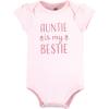 image:imageHudson Baby Unisex Baby Cotton Bodysuits Auntie Bestie 03 Months