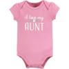 image:imageHudson Baby Unisex Baby Cotton Bodysuits Auntie Bestie 69 Months