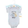 image:imageHudson Baby Unisex Baby Cotton Bodysuits Little Monkey 03 Months