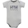 image:imageHudson Baby Unisex Baby Cotton Bodysuits Plaid Little Man Polo 912 Months