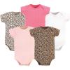 image:imageHudson Baby Infant Boys Cotton Bodysuits 5PackPrints Leopard