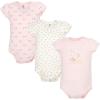 image:imageHudson Baby Unisex Baby Cotton Bodysuits 3PackBallet Bunny