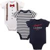 image:imageHudson Baby Unisex Baby Cotton Bodysuits Bonjour 3Pack 69 Months