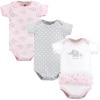 image:imageHudson Baby Unisex Baby Cotton Bodysuits Pink Gray Elephant 36 Months