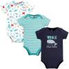 image:imageHudson Baby Unisex Baby Cotton Bodysuits Sea Characters 912 Months