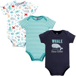 image:imageHudson Baby Unisex Baby Cotton Bodysuits Sea Characters 912 Months