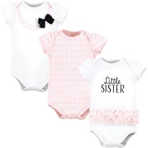 image:imageHudson Baby Unisex Baby Cotton BodysuitsLittle Sister Tutu