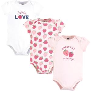 image:imageHudson Home Collection Baby Shawl Collar Plush RobeStrawberry Love
