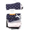 image:imageHudson Baby Unisex Cotton Pants and LeggingsNavy Dot Pink Stripe