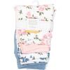 image:imageHudson Baby Unisex Cotton Pants and LeggingsPink and Blue Roses