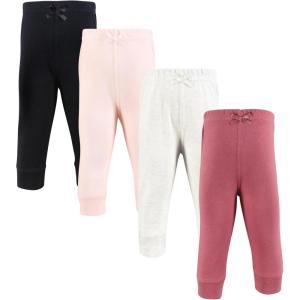 image:imageHudson Baby Unisex Cotton Pants and LeggingsBlack Mauve