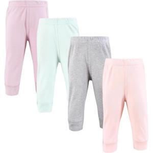 image:imageHudson Baby Unisex Cotton Pants and LeggingsPink Purple Mint