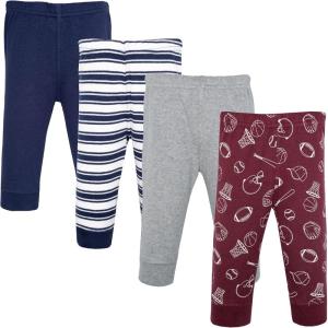image:imageHudson Baby Unisex Cotton Pants and LeggingsVarsity Sports Stripe