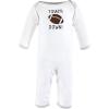 image:imageHudson Baby Girls Unisex Cotton Coveralls Touch Down 03 Months Touch Down 03 Months US