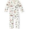 image:imageHudson Baby Unisex Baby Cotton Coveralls Forest Animals 912 Months