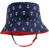 image:imageHudson Baby Baby Hudson Baby Unisex Baby Sun Protection Hat Flamingo Rainbow Stripe 012 MonthsAnchor Lobster