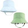 image:imageHudson Baby Baby Hudson Baby Unisex Baby Sun Protection Hat Flamingo Rainbow Stripe 012 MonthsCritters Plaid