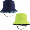 image:imageHudson Baby Baby Hudson Baby Unisex Baby Sun Protection Hat Flamingo Rainbow Stripe 012 MonthsDinosaur Palm Tree