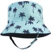 image:imageHudson Baby Baby Hudson Baby Unisex Baby Sun Protection Hat Flamingo Rainbow Stripe 012 MonthsDinosaur Palm Tree