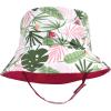 image:imageHudson Baby Baby Hudson Baby Unisex Baby Sun Protection Hat Flamingo Rainbow Stripe 012 MonthsFlamingo Tropical