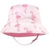 image:imageHudson Baby Baby Hudson Baby Unisex Baby Sun Protection Hat Flamingo Rainbow Stripe 012 MonthsFlamingo Tropical