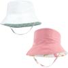 image:imageHudson Baby Baby Hudson Baby Unisex Baby Sun Protection Hat Flamingo Rainbow Stripe 012 MonthsIce Cream Dot