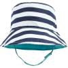 image:imageHudson Baby Baby Hudson Baby Unisex Baby Sun Protection Hat Flamingo Rainbow Stripe 012 MonthsSea Turtle Stripe