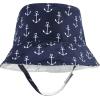 image:imageHudson Baby Baby Hudson Baby Unisex Baby Sun Protection Hat Flamingo Rainbow Stripe 012 MonthsWhale Anchor