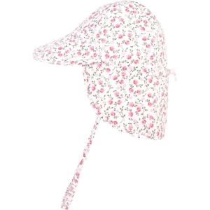 image:imageHudson Baby Baby Hudson Baby Unisex Baby Sun Protection Hat Flamingo Rainbow Stripe 012 MonthsPink Peony